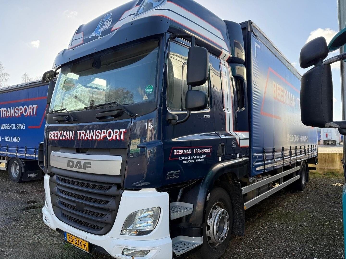 DAF CF 260 FA Tauliner Euro 6